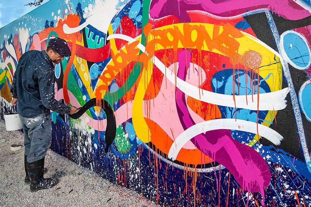 Wynwood Walls, JonOne, courtesy of gallery